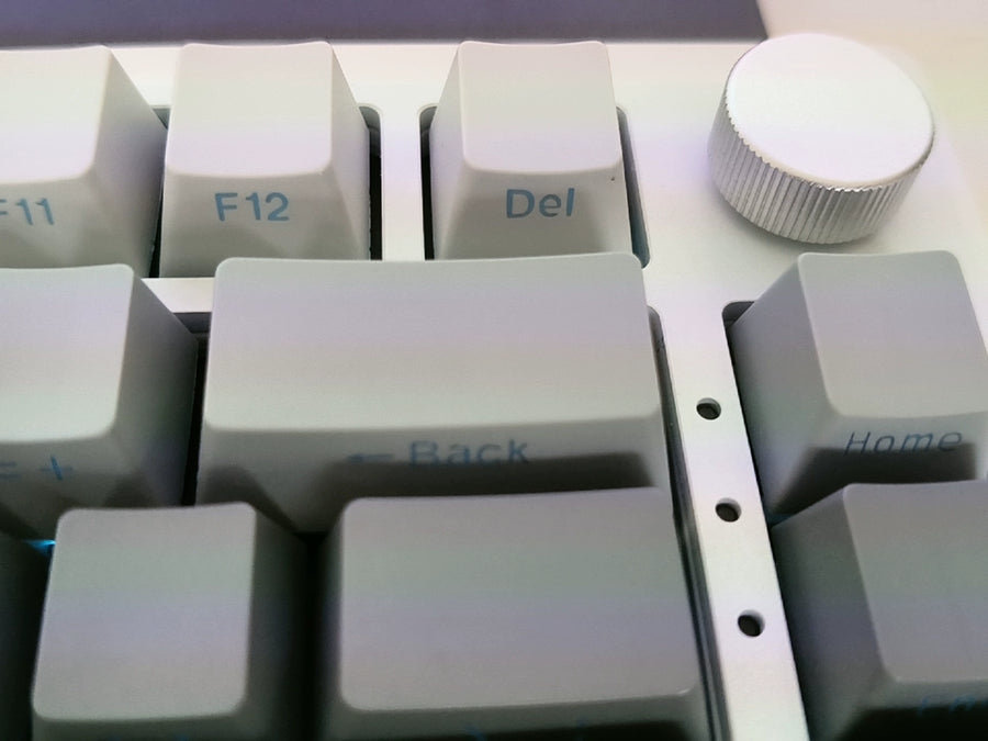 The typing experience is excellent, and the sound is very relaxing.