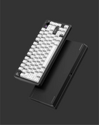 Midnight Black: 75% Aluminum Wireless Keyboard, Knob - Kerno