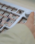 AL75_Aluminum_Wireless_Mechanical_Keyboard_Mist Video of close ups details | kerno